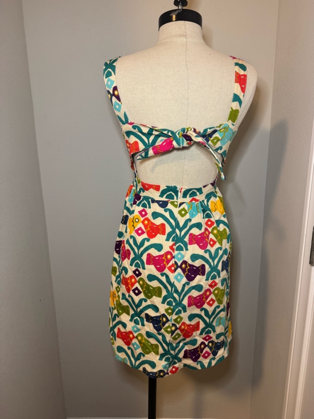 Judith March Aztec Bird Print Dress - Picture 4 of 7
